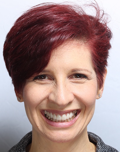 Woman smiling