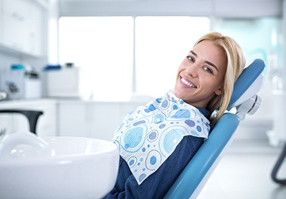 a dental patient receiving nitrous oxide sedation in Plainview